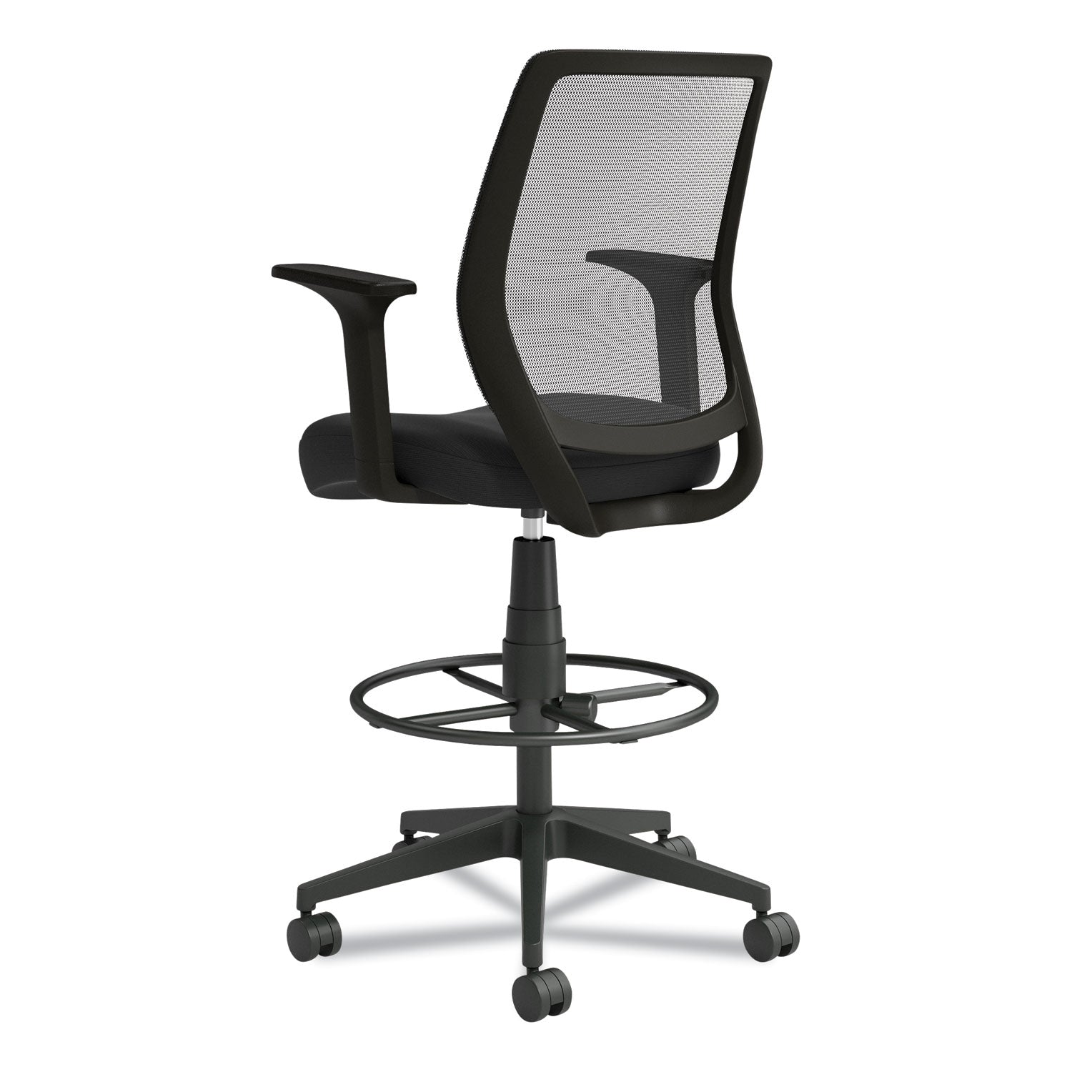 union-scale-essentials-mesh-back-fabric-drafting-stool-with-arms-supports-up-to-275-lb-black-seat-back-black-base-uos59384_3