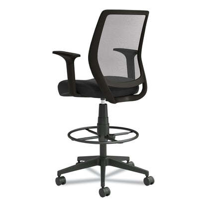 union-scale-essentials-mesh-back-fabric-drafting-stool-with-arms-supports-up-to-275-lb-black-seat-back-black-base-uos59384_3