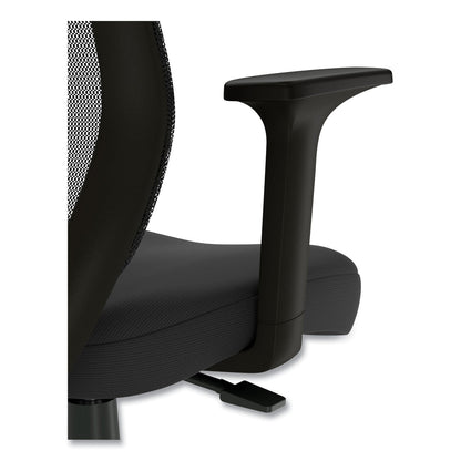 union-scale-essentials-mesh-back-fabric-drafting-stool-with-arms-supports-up-to-275-lb-black-seat-back-black-base-uos59384_4