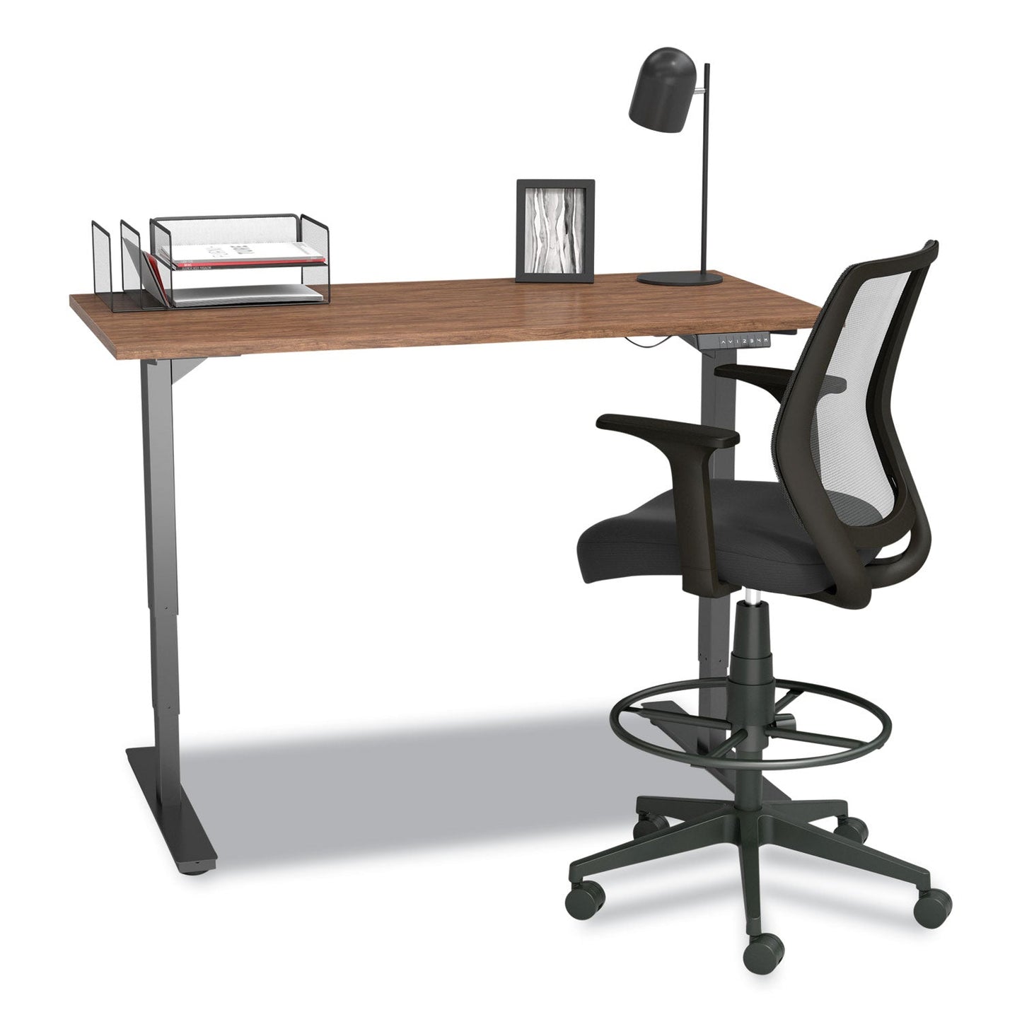 union-scale-essentials-mesh-back-fabric-drafting-stool-with-arms-supports-up-to-275-lb-black-seat-back-black-base-uos59384_6