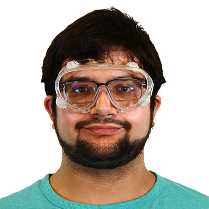 Safety Zone® Goggles 808 Series, Clear Lens, Case of 60 (SZN7320)