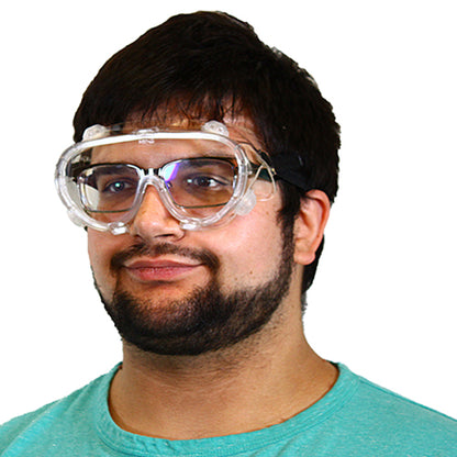 Safety Zone® Goggles 808 Series, Clear Lens, Case of 60 (SZN7320)