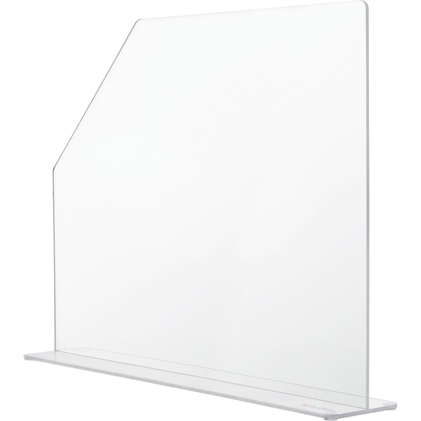 Global Industrial Splash Guard, Large, 4-1/2"W x 23-1/2"D x 18"H, Clear (WB732135)