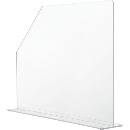 Global Industrial Splash Guard, Large, 4-1/2"W x 23-1/2"D x 18"H, Clear (WB732135)