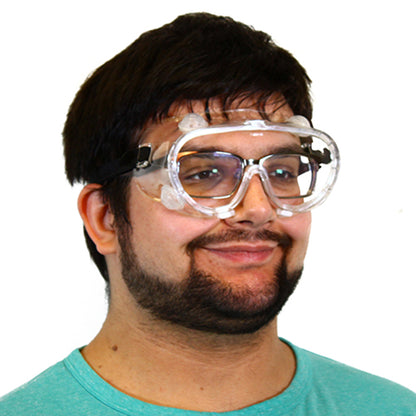 Safety Zone® Goggles 808 Series, Clear Lens, Case of 60 (SZN7321)
