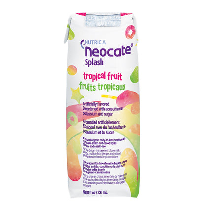 Neocate® Splash Pediatric Oral Supplement Tropical Fruit Flavor 8 oz. Carton Liquid Amino Acid Food Allergies (1065638_CS)