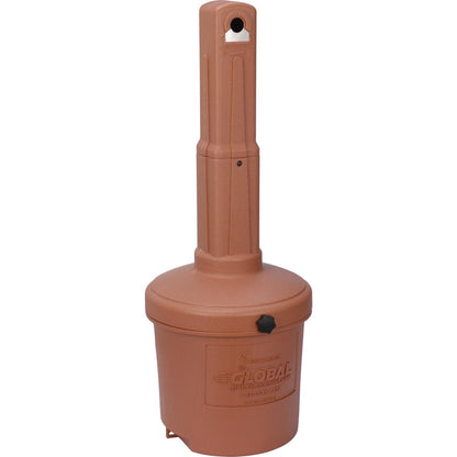 Global Industrial Outdoor Ashtray, 5 Gallon, Terracotta (WB245133RG)