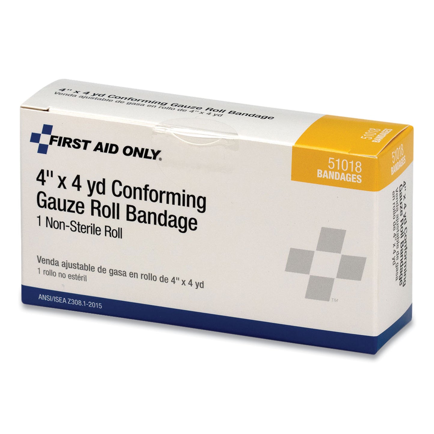 PhysiciansCare® by First Aid First Aid Conforming Gauze Bandage, Non-Sterile, 4" Wide  (FAO51018)