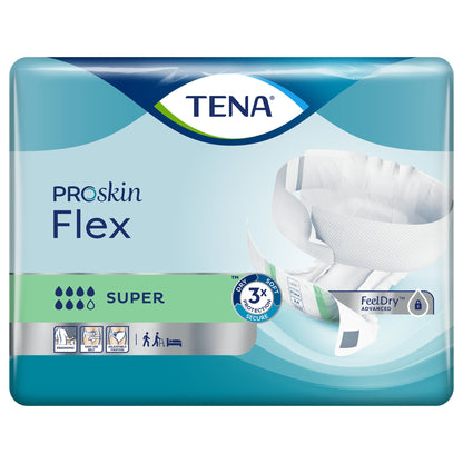 TENA® ProSkin™ Flex Super Unisex Adult Incontinence Belted Undergarment Size 20 Disposable Heavy Absorbency (718449_PK)