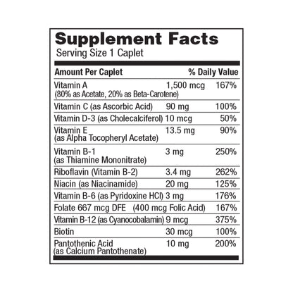 Geri-Care® Multivitamin Supplement Tablet 100 per Bottle (575922_EA)