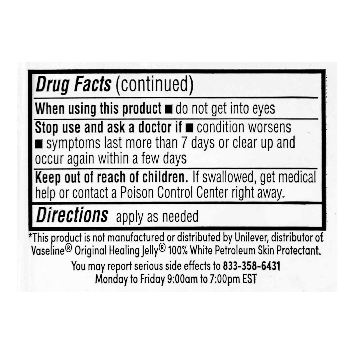 Foster & Thrive™ Petroleum Jelly 3.75 oz. Jar NonSterile (1245007_EA)