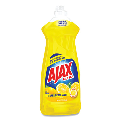 Ajax® Dish Detergent, Lemon Scent, 28 oz Bottle (AJA144673)