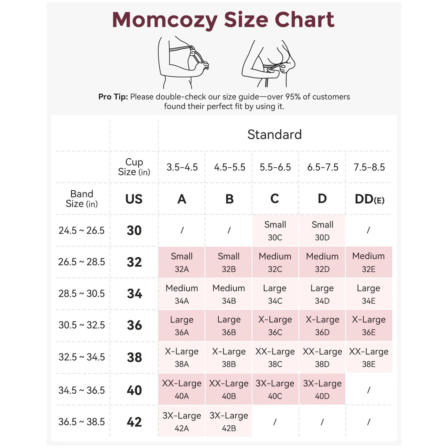 Momcozy Smooth Nursing Bra Beige Large 36 to 38 Inch (1261820_EA)