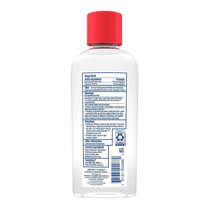 Band-Aid® Pain Relieving Antiseptic BZK (Benzalkonium Chloride) / Lidocaine HCl Liquid 6 oz. Bottle (1228822_EA)