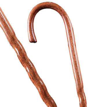 Brazos™ Twisted Round Handle Cane Wood 37 Inch Height Red Oak (1229065_EA)