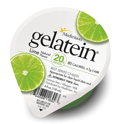 Gelatein® Oral Supplement Lime Flavor Gel 4 oz. Cup (1107859_EA)