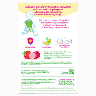 Culturelle® Pediatric Probiotic Dietary Supplement 30 per Box Chewable Tablet (1268948_BX)