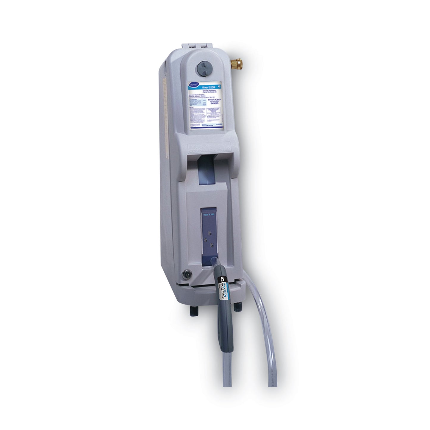 Diversey™ Command Center Dispensing System, 1 Button, 1 Bucket Dispenser, 6 x 14 x 23.5, Gray (DVS4376900)