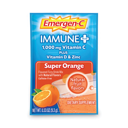 Emergen-C® Immune+ Formula, 0.33 oz, Super Orange, 30 Packets (PFYF85898100042)