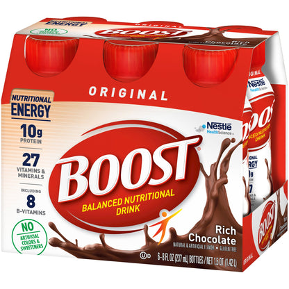 Boost® Original Oral Supplement Rich Chocolate Flavor Liquid 8 oz. Bottle (1107869_PK)