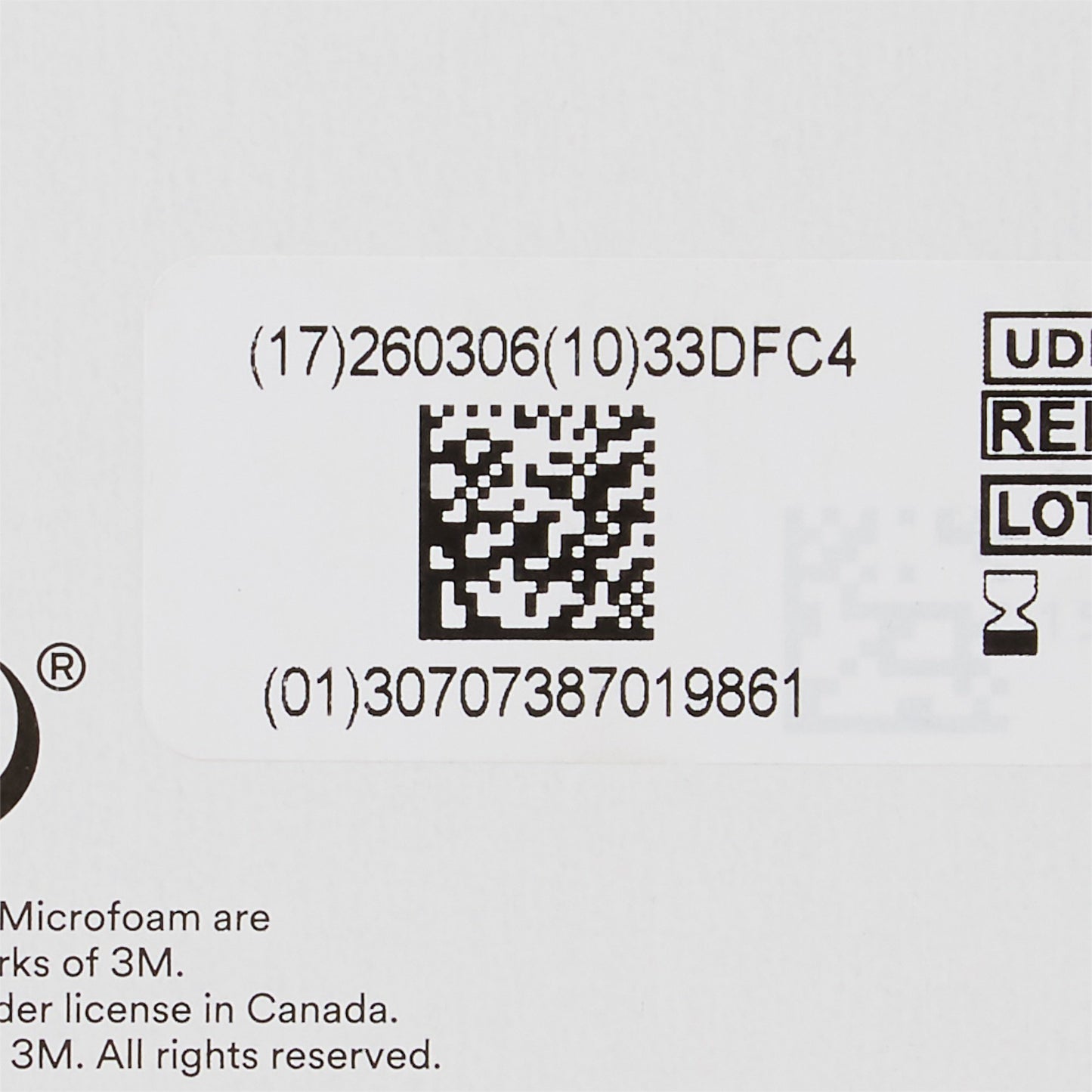 3M™ Microfoam™ Medical Tape White 3 Inch X 5-1/2 Yard Elastic / Foam NonSterile (5947_RL)