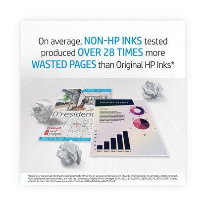 HP HP 935, (N9H65FN) 3-Pack Cyan/Magenta/Yellow Original Ink Cartridges, 24 Packs/Carton (HEWN9H65FNCT)