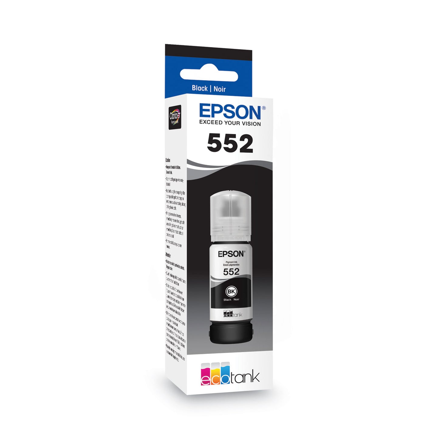 Epson® T552020S (T552) Claria High-Yield Ink, 70 mL, Black (EPST552020S)