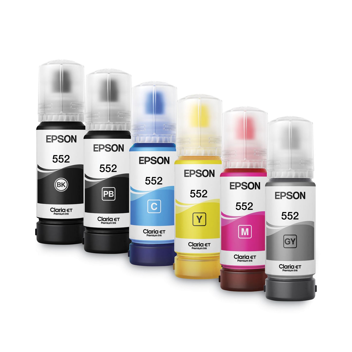 Epson® T552020S (T552) Claria High-Yield Ink, 70 mL, Black (EPST552020S)