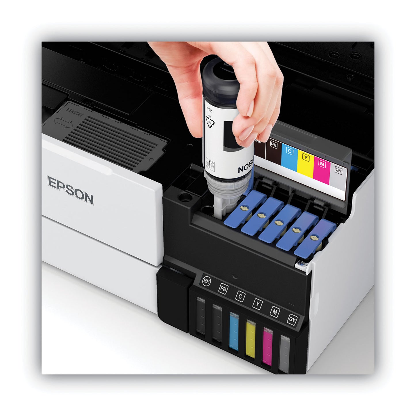 Epson® T552020S (T552) Claria High-Yield Ink, 70 mL, Black (EPST552020S)