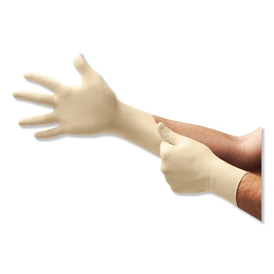 Ansell Diamond Grip™ MF-300 Latex Powder-Free Disposable Gloves, X-Small, Natural (748-MF-300-XS)