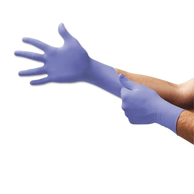 Ansell Supreno® SE SU-690 Disposable Nitrile Gloves, Beaded Cuff, X-Small, Violet Blue (748-SU-690-XS)