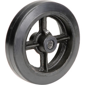 Global Industrial 8" x 2" Mold-On Rubber Wheel - Axle Size 3/4" (WB748613)
