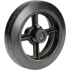 Global Industrial 8" x 2" Mold-On Rubber Wheel - Axle Size 5/8" (WB748613C)