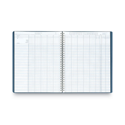 House of Doolittle™ Recycled Class Record Book, 8 Classes, 35 Students, 9 to 10 Week Terms, 40-Week Span, Blue Cover, 11 x 8.5 Sheets (HOD51407)