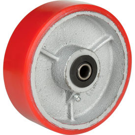 Global Industrial 6" x 2" Polyurethane Wheel - Axle Size 1/2" (WB748729A)