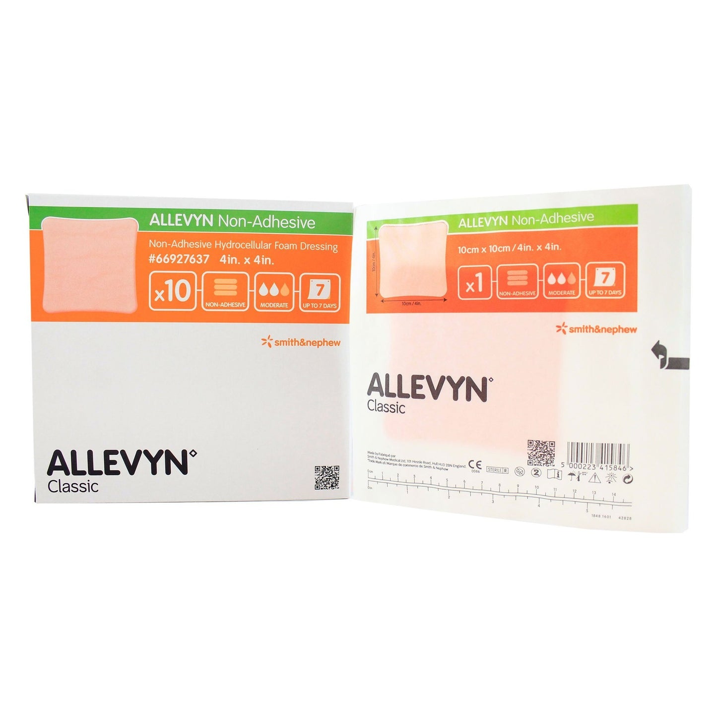 Allevyn Foam Dressing 4 X 4 Inch Without Border Film Backing Nonadhesive Square Sterile (226263_EA)