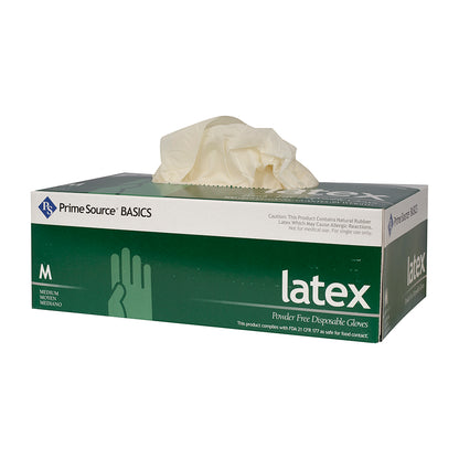 Prime Source® Latex Glove, White, Medium (75000597)