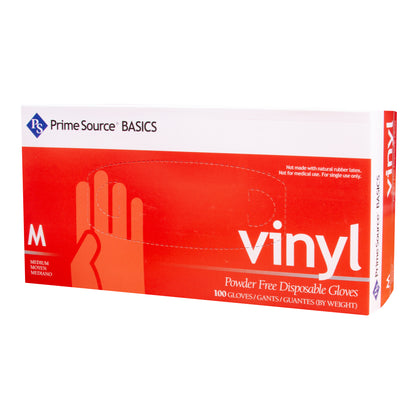 Prime Source® Vinyl Powder Free Glove, Clear, Medium (75006009)