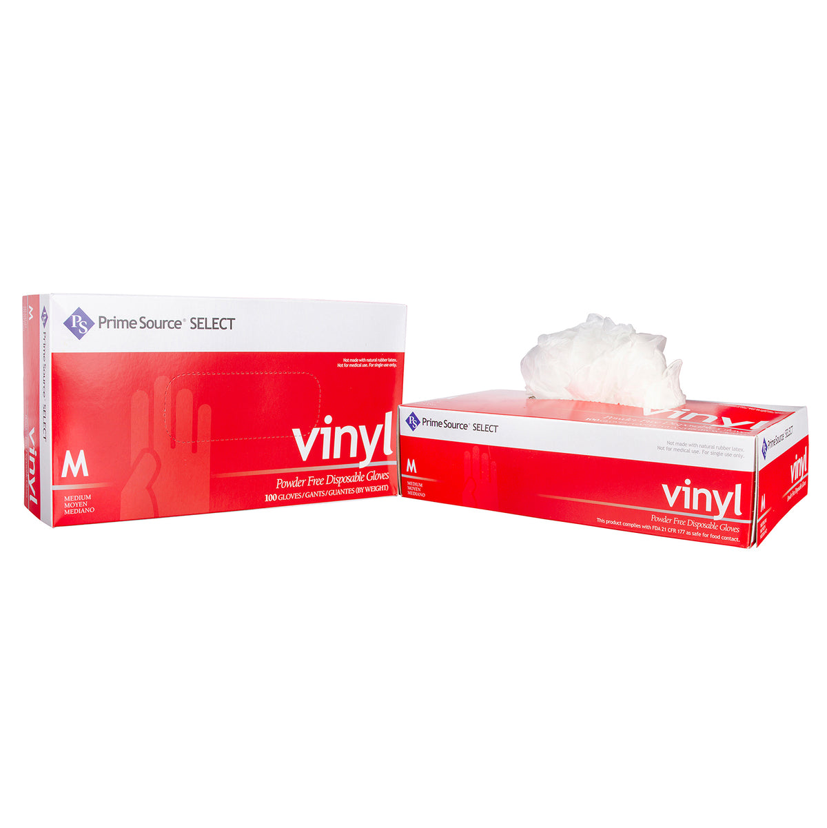 Prime Source® Select Vinyl Powder Free Clear Glove, Medium (75006270)