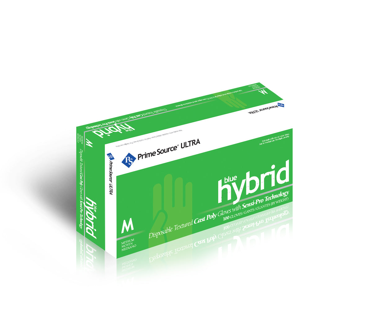 Prime Source® Select Hybrid Poly Glove, Clear, Medium (75007170)