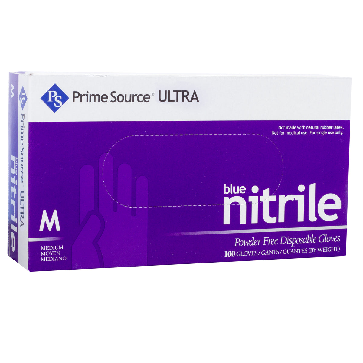 Prime Source® Ultra Nitrile Powder Free Glove, Blue, Medium (75008430)