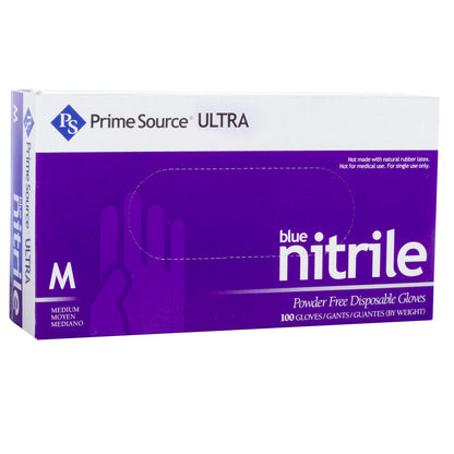 Prime Source® Ultra Nitrile Powder Free Glove, Blue, Medium (75008430)