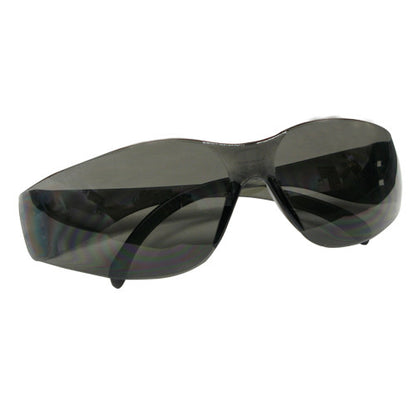 Safety Zone® CCP Industries® Light Weight Safety Glasses, Grey Lens, Black Frame, Pack of 12 (SZN751BKSM-DZ)