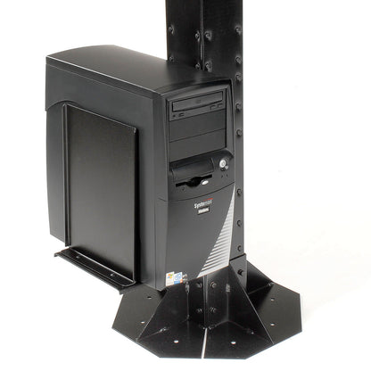Global Industrial Computer CPU/UPS/Power Supply Holder - Black (WB752148BK)