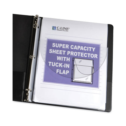 c-line-super-capacity-sheet-protectors-with-tuck-in-flap-num-cli61027_1