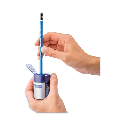 staedtler-r-cylinder-handheld-pencil-sharpener-two-hole-1-63-x-2-25-blue-silver-std512001a6_4