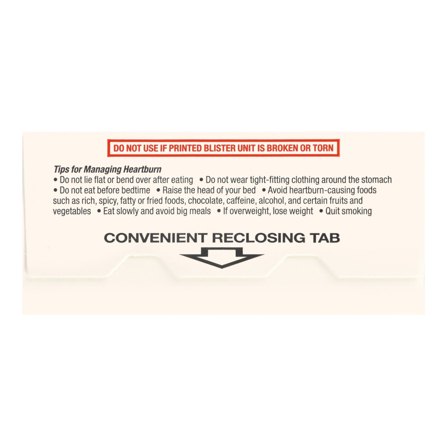 Foster & Thrive™ Antacid 20 mg Strength Tablet 25 per Box (1239004_BX)