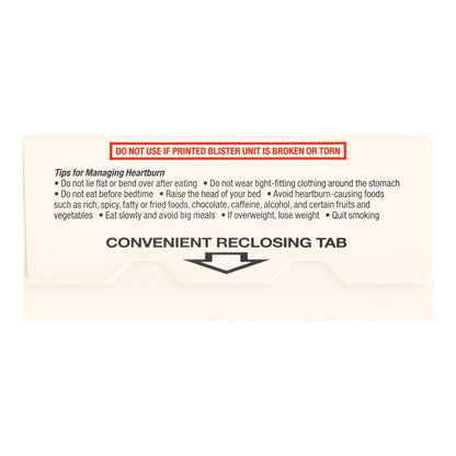 Foster & Thrive™ Antacid 20 mg Strength Tablet 25 per Box (1239004_BX)