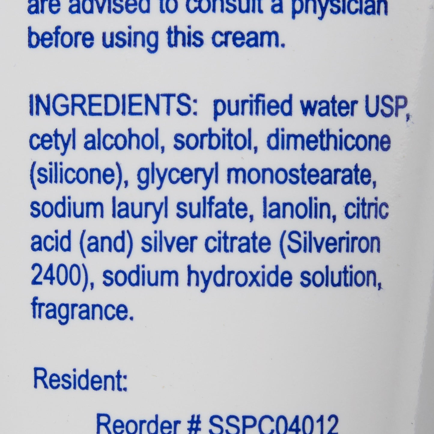 Selan® Silver Skin Protectant with Silver 4 oz. Tube Scented Cream (773578_EA)