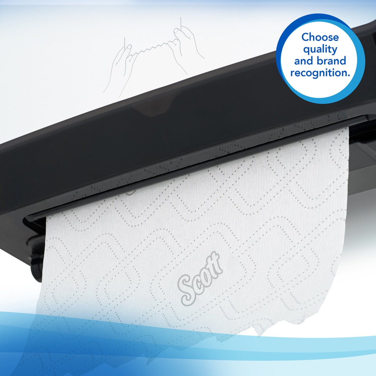 Scott® MOD Slimroll® Paper Towel Hardwound Roll 8 Inch X 580 Foot (1057756_CS)